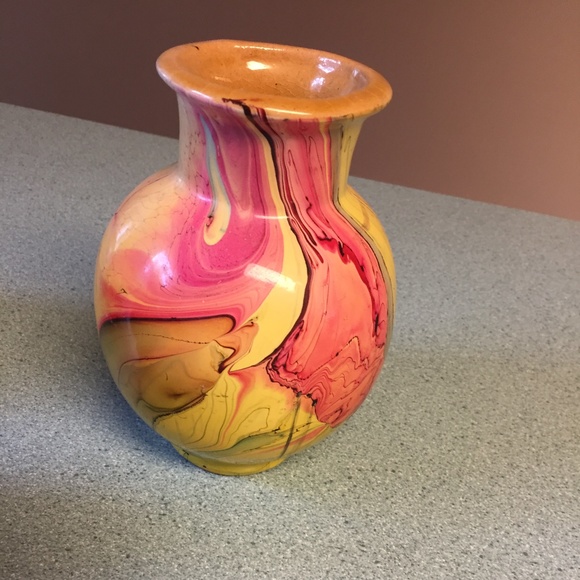 VINTAGE  MEXICAN & POTTERY VASES BUNDLE - Picture 4 of 17